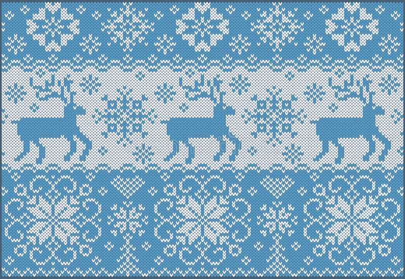 Reindeer knit pattern