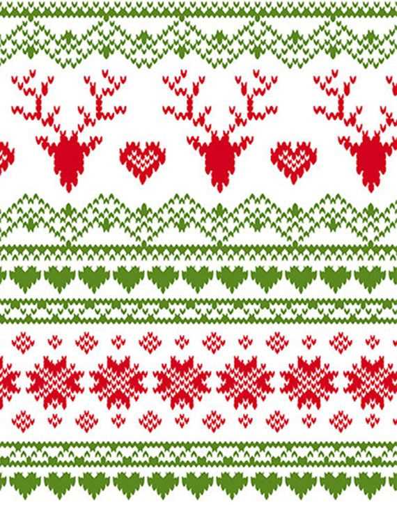 Reindeer knit pattern