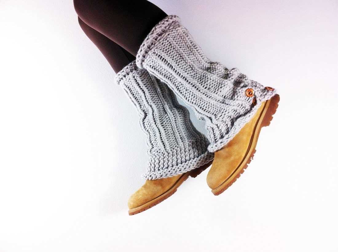 Simple leg warmer knitting pattern