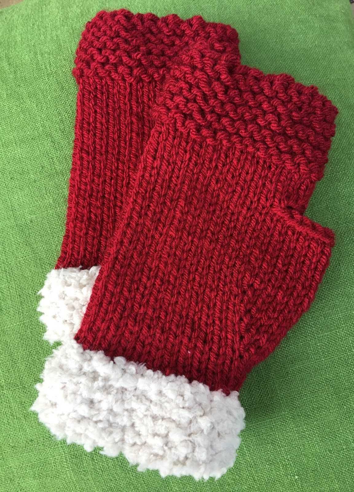 Easy chunky mitten knitting pattern