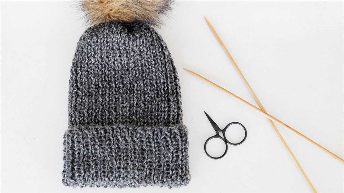 Ribbed beanie knitting pattern free