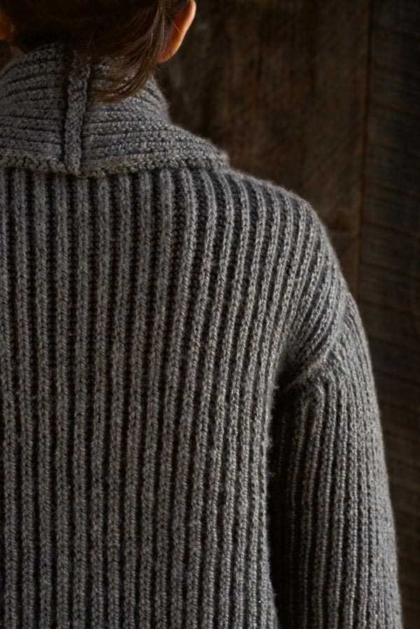 Mens shawl collar cardigan knitting pattern