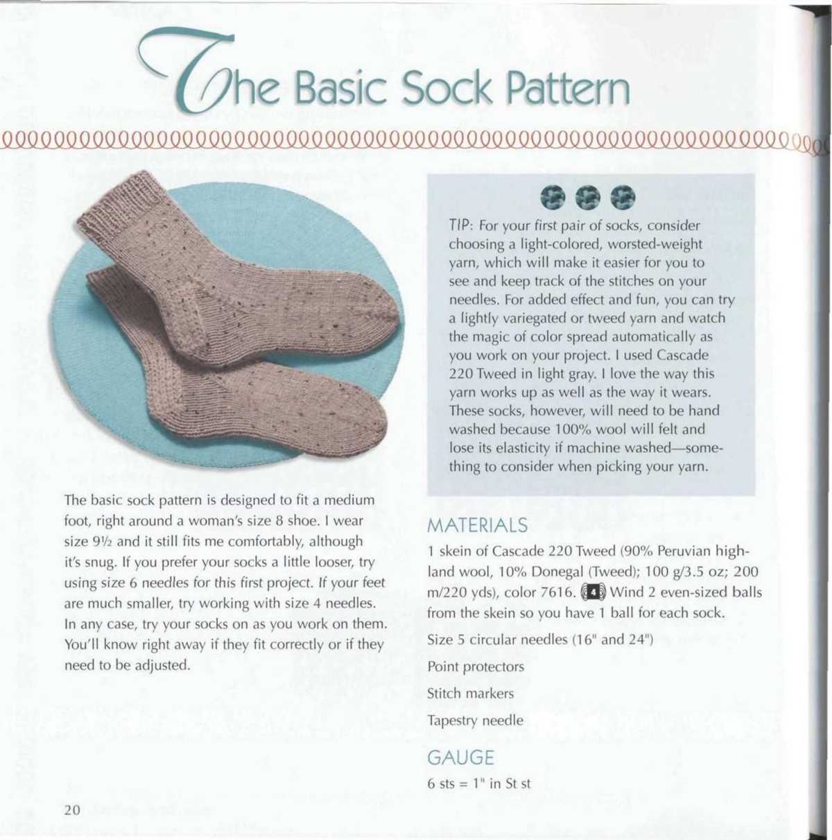 Free knitting patterns socks on two needles