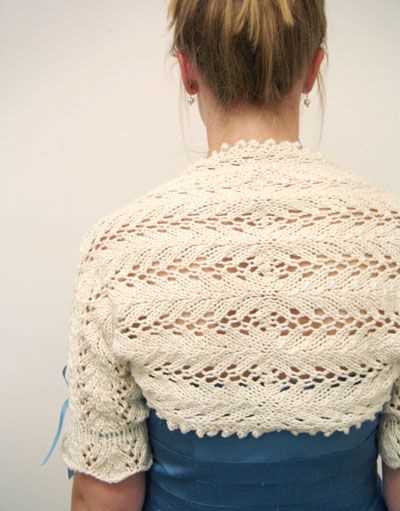 Rectangle shrug knitting pattern