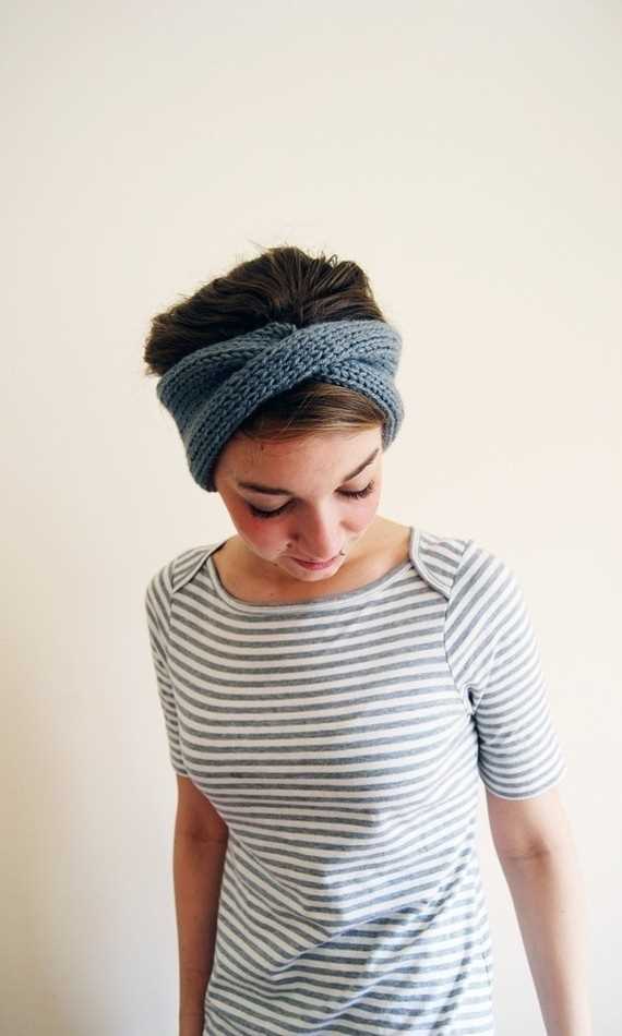 Knit headband sewing pattern