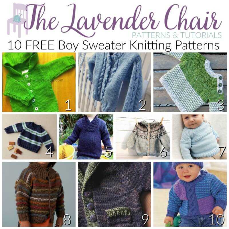 Boy sweater knitting pattern free