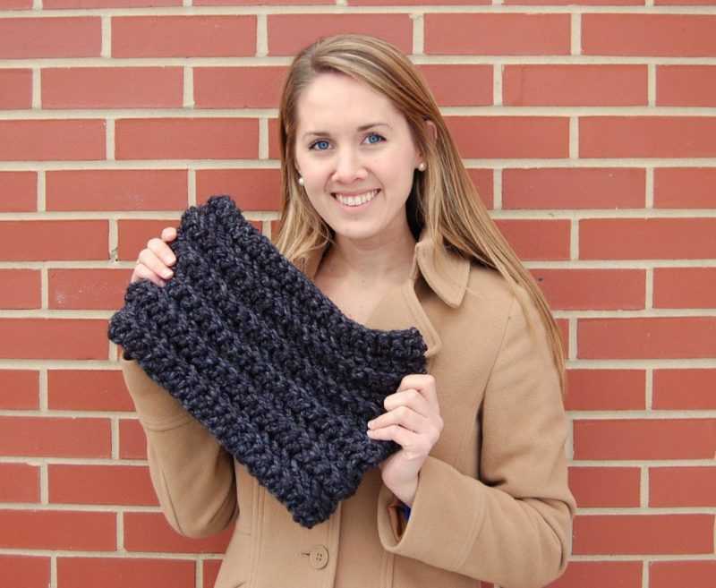 Wool-ease thick and quick knit scarf pattern