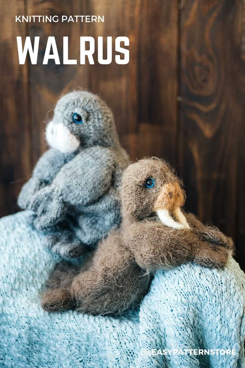 Walrus knitting pattern