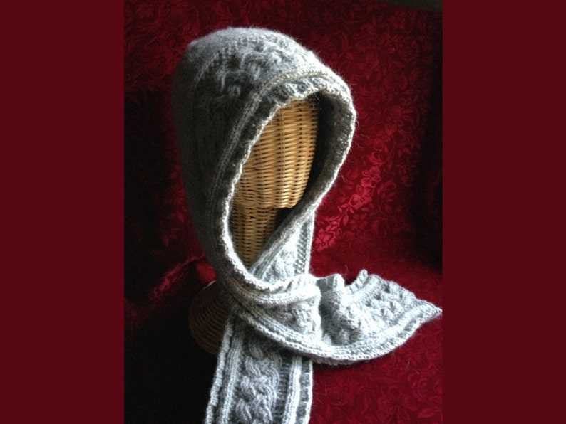 Hood knitting pattern