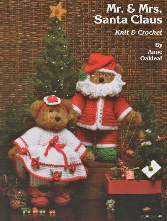 Santa claus knitting pattern free