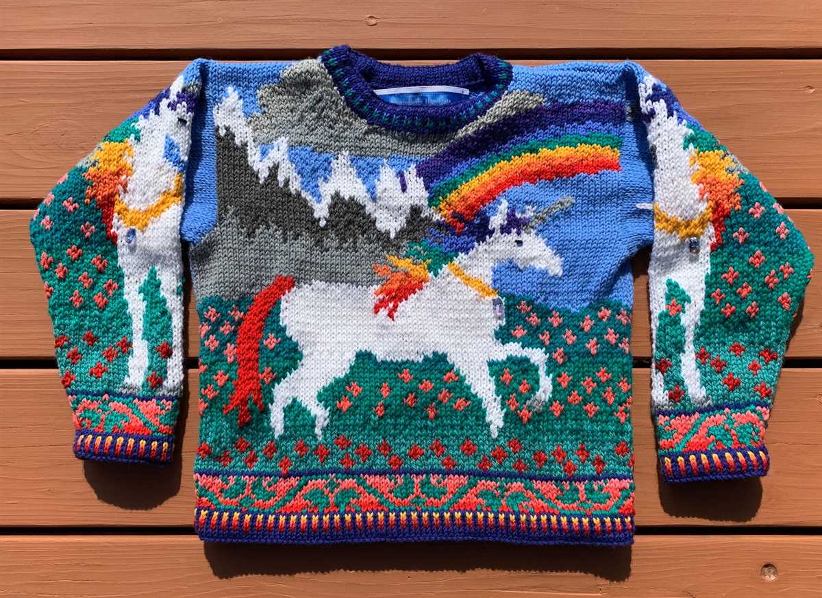 Cow sweater knitting pattern