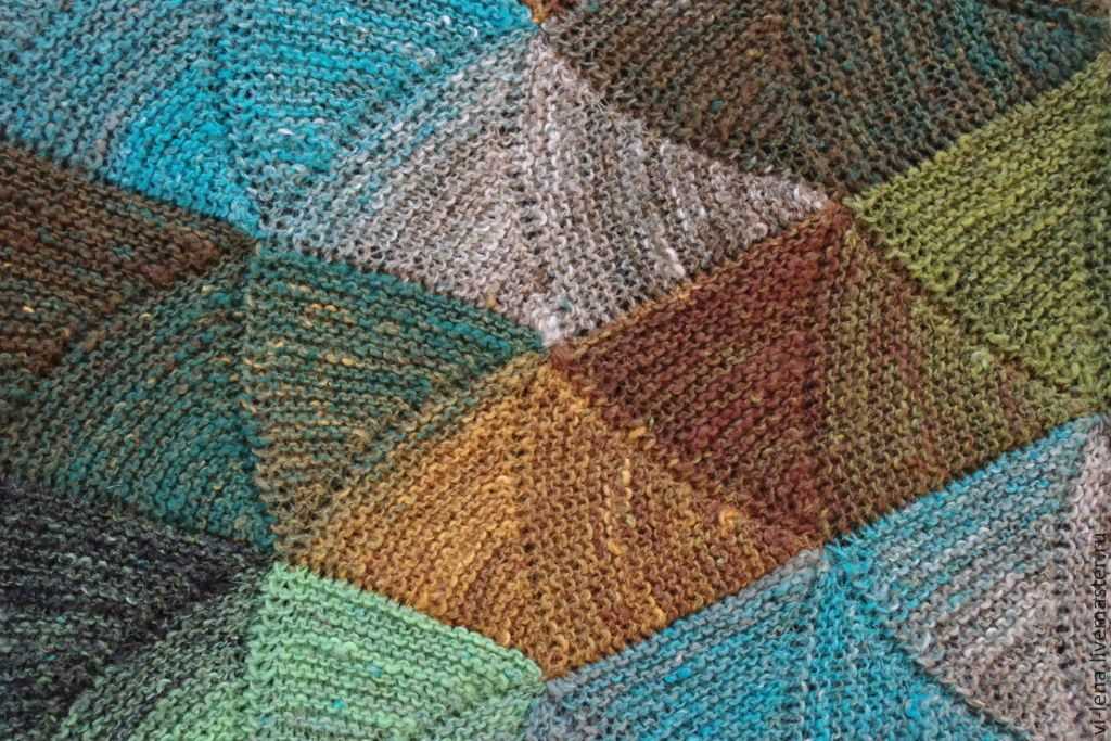 Scrap blanket knit pattern