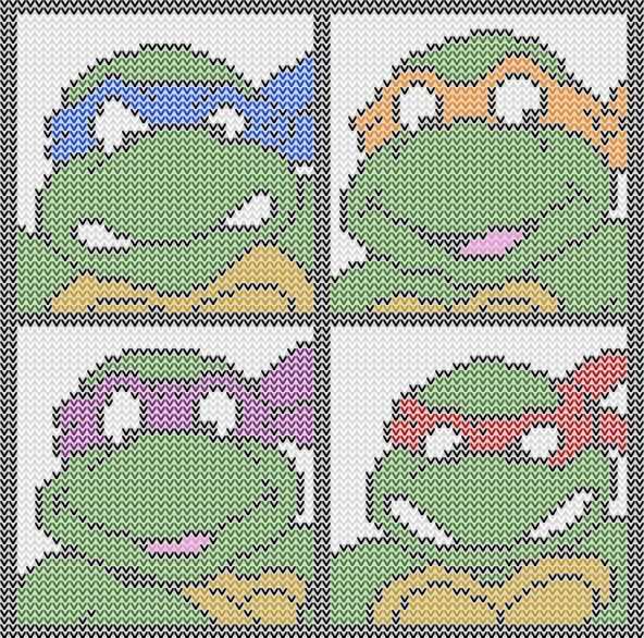 Tmnt knitting patterns