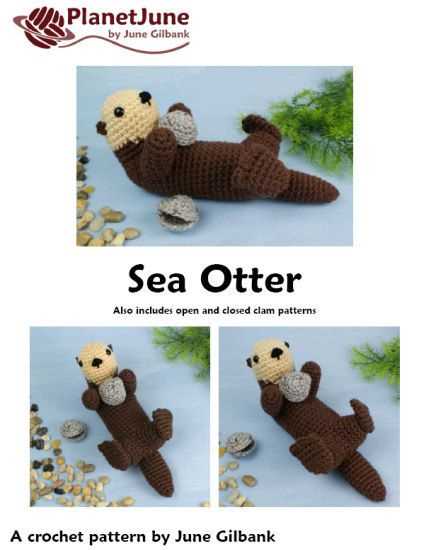 Sea otter knitting pattern