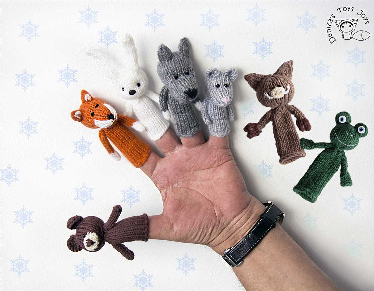 Finger puppets knitting patterns