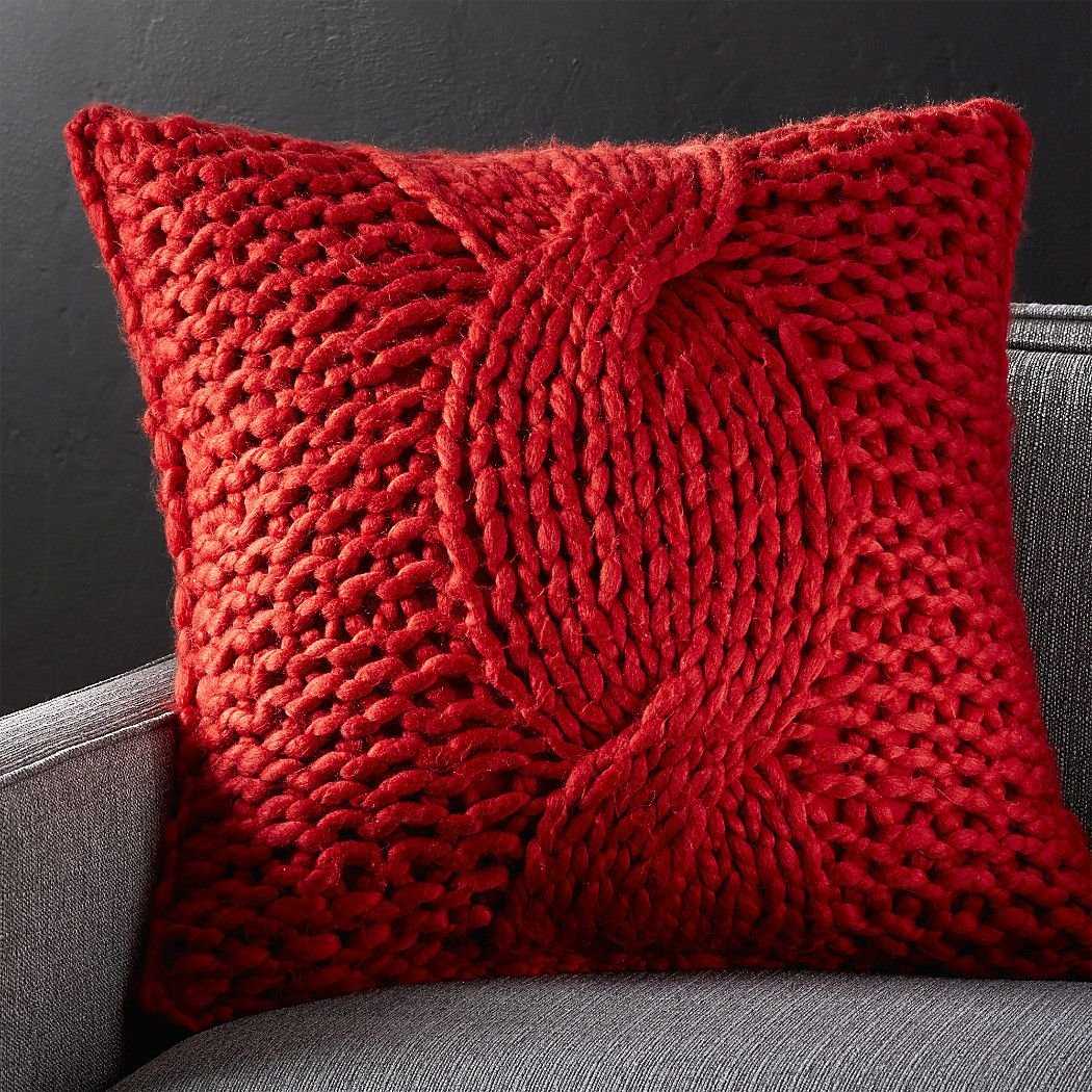 Hand knitted pillow patterns