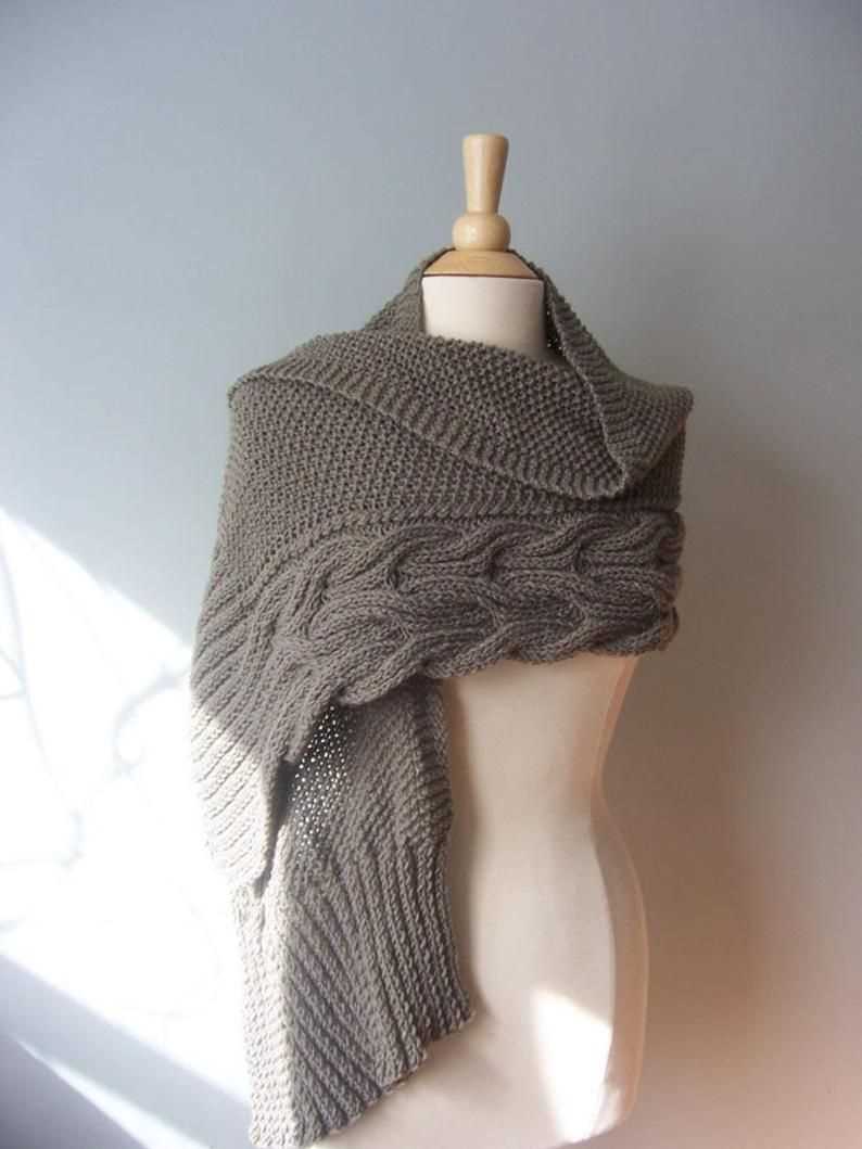 Guernsey wrap knitting pattern