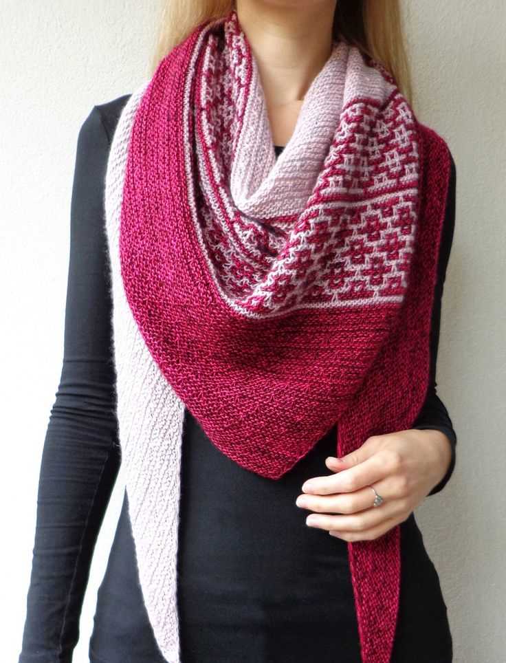 Shawl scarf wrap knitting pattern