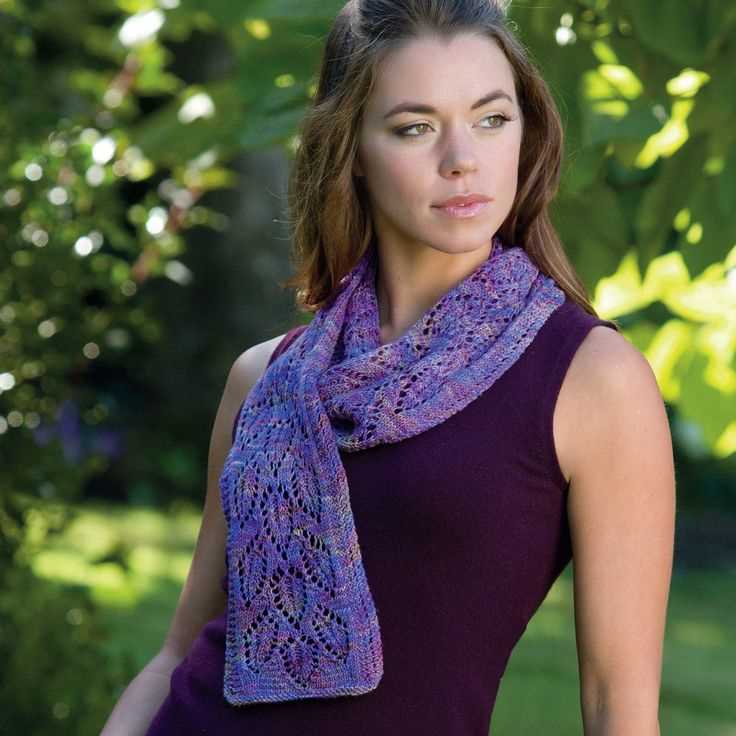 Shawl scarf wrap knitting pattern