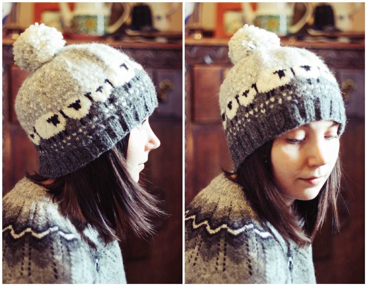 Sheep hat knitting pattern free