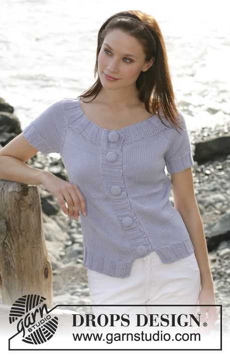 Short sleeve top knitting pattern