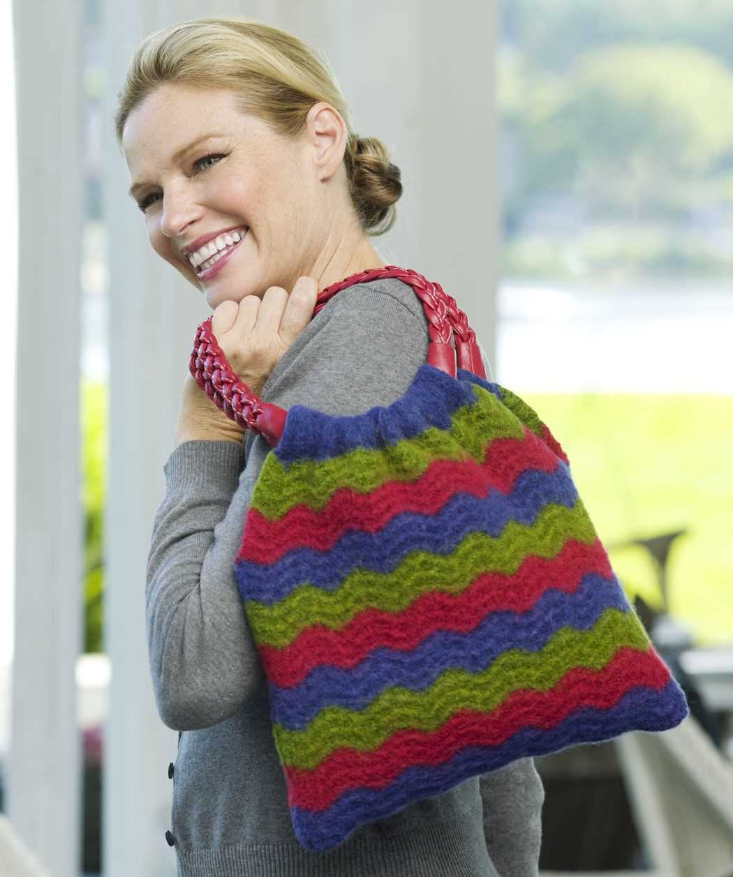 Shoulder bag knitting pattern