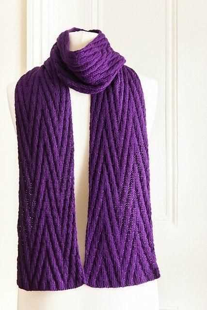 Simple knitting scarf patterns