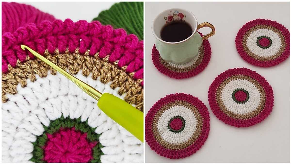 Knitting coaster patterns