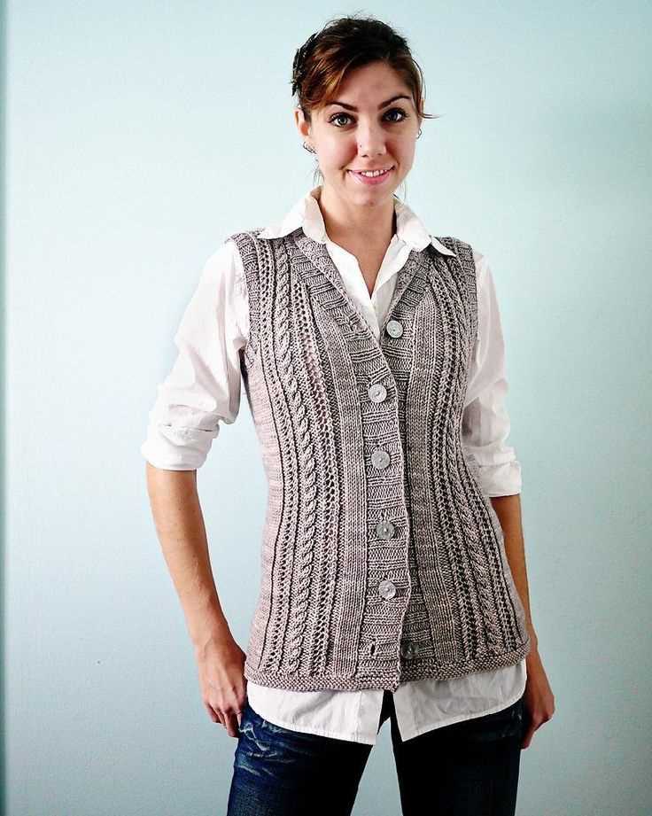 Knitting pattern ladies vest