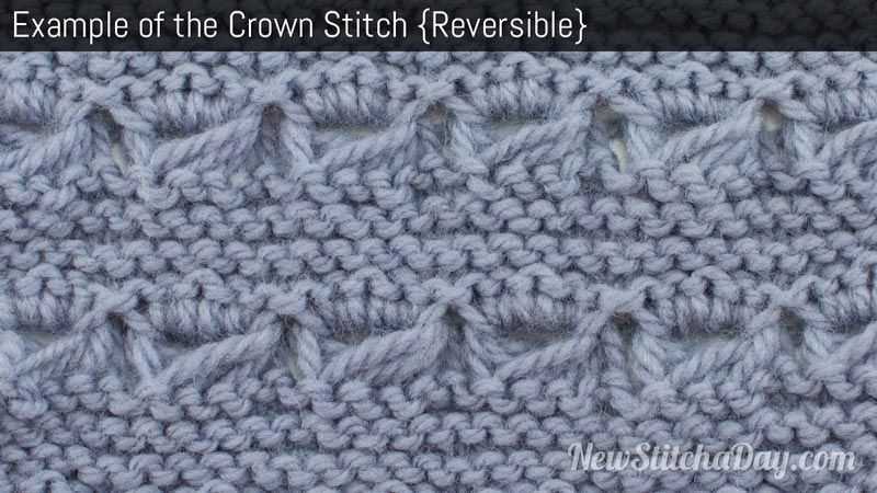 Slip stitch knit pattern