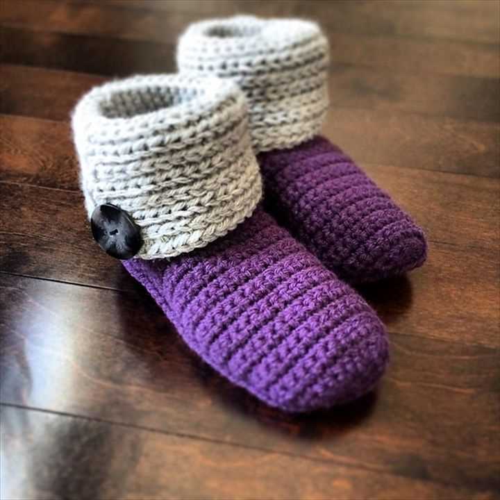 Slipper knit pattern