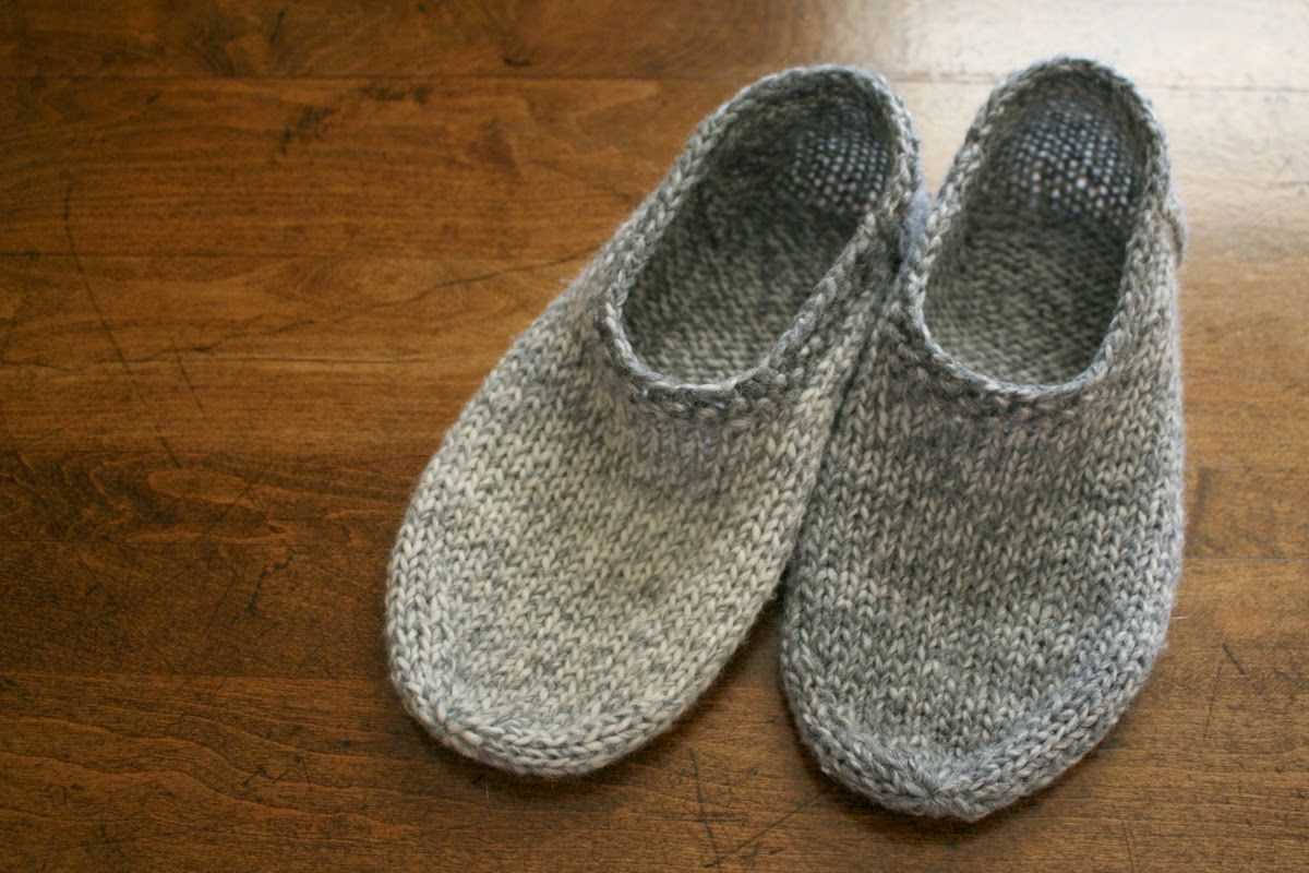 Slipper knit pattern