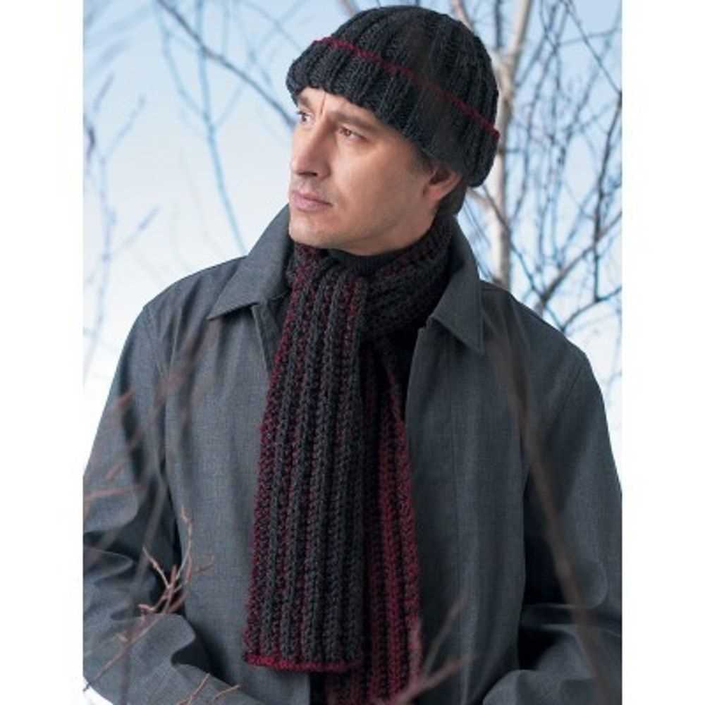 Mens scarf pattern knit free