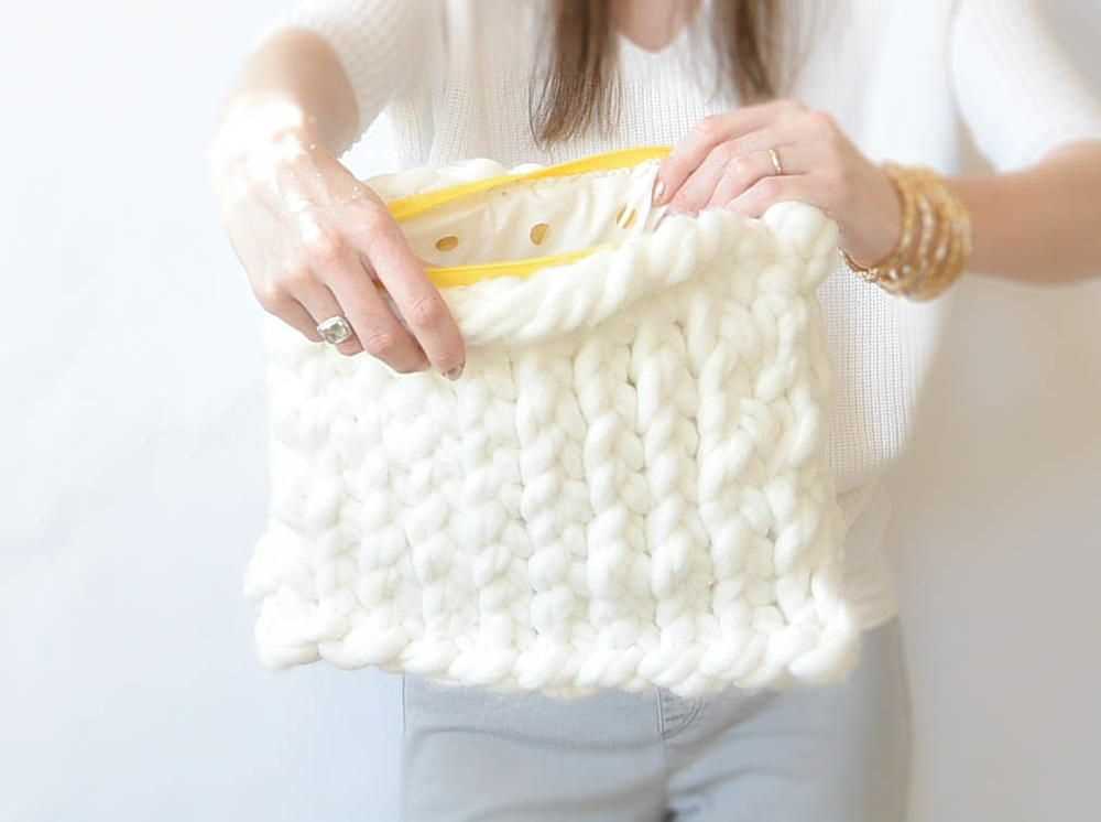 Knitting project bag pattern