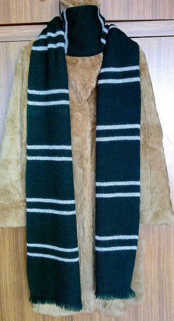 Slytherin scarf knitting pattern