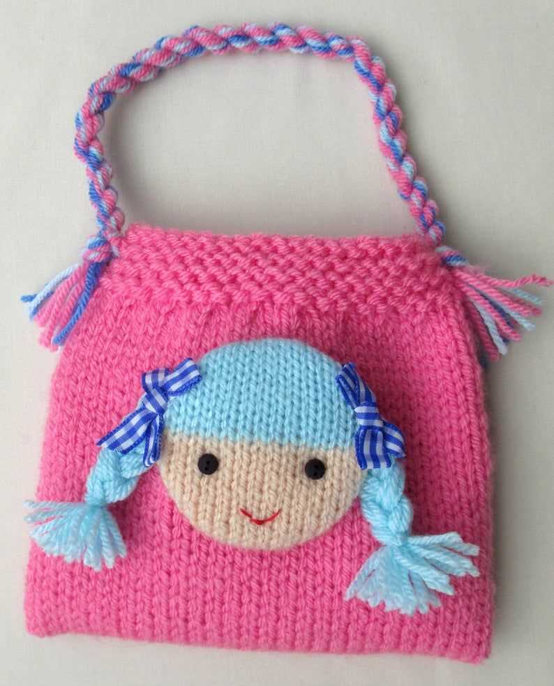 Small knitted bag pattern