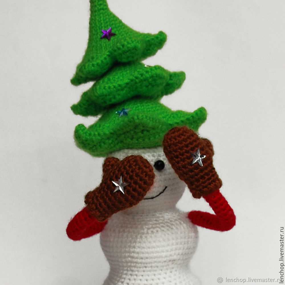 Snowman family knitting pattern