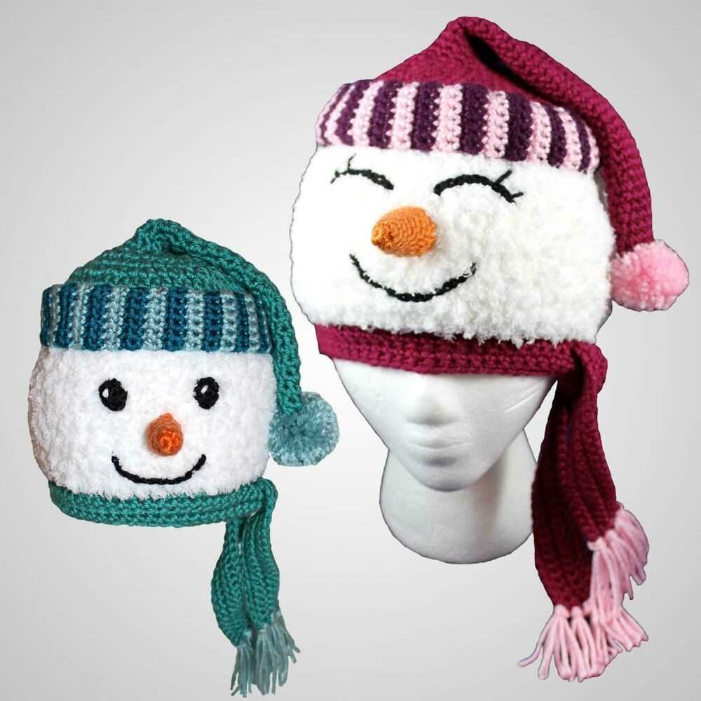 Snowman knitting pattern