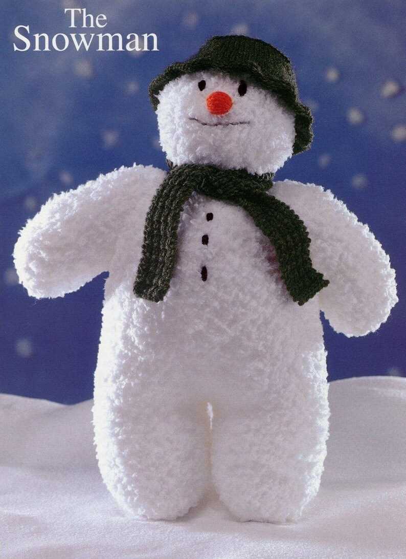 Snowman knitting pattern