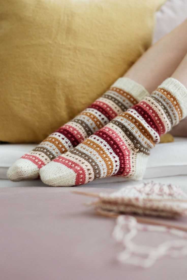 Sock pattern knitting