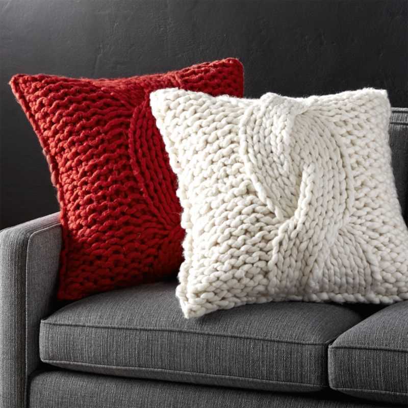 Sofa throw knitting pattern