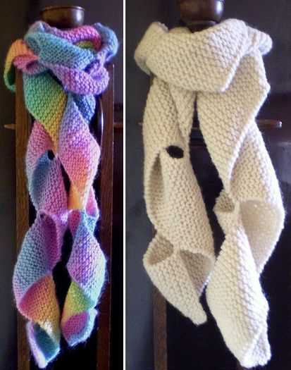 Spiral scarf knitting pattern free