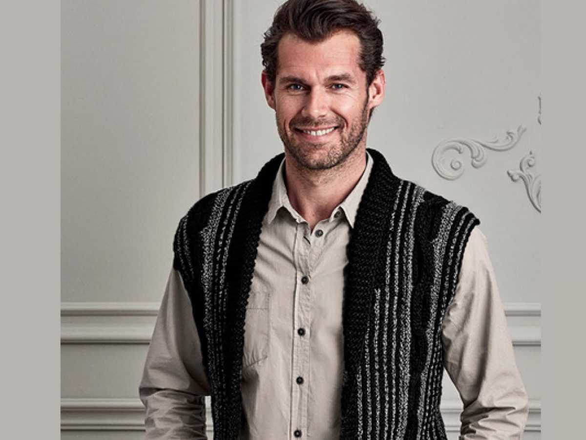 Men's cardigan knitting pattern