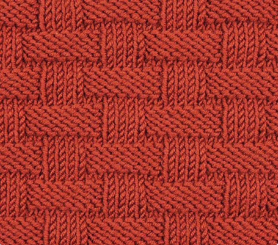 Textured knit dishcloth pattern