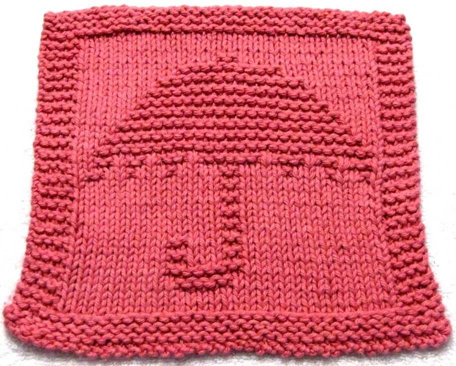 Knitted dishcloth pattern pdf