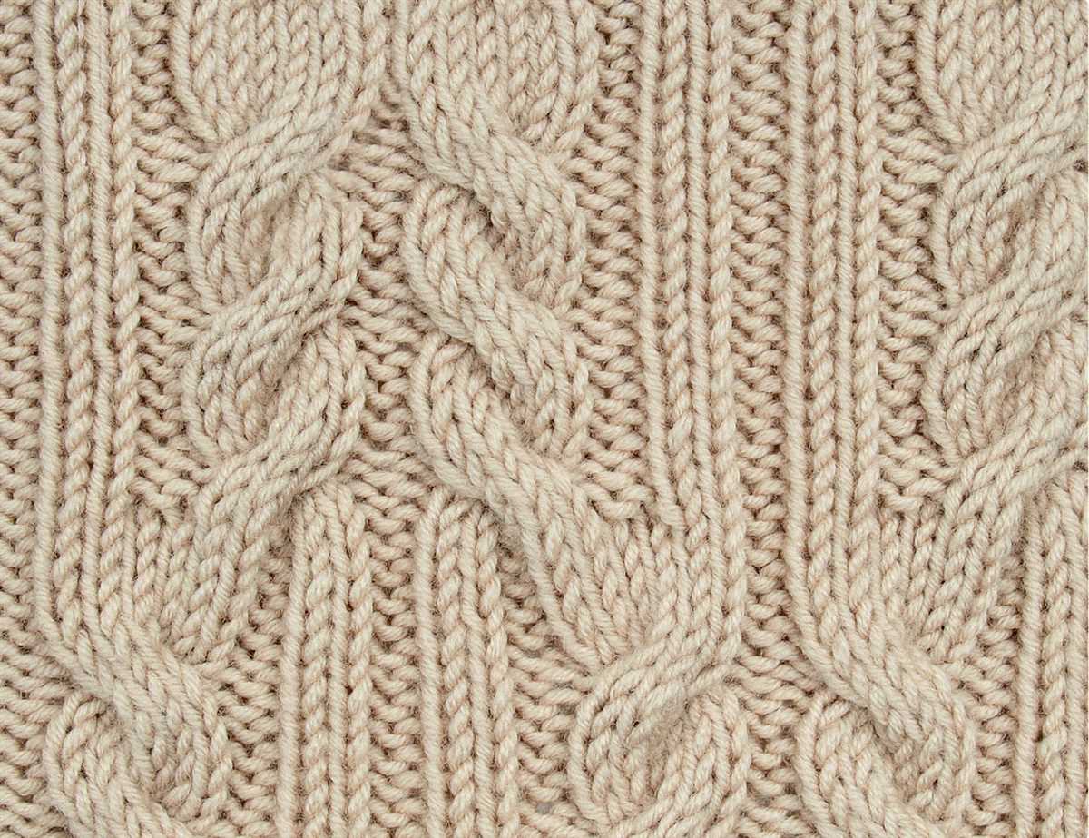 Horizontal cable knit hat pattern