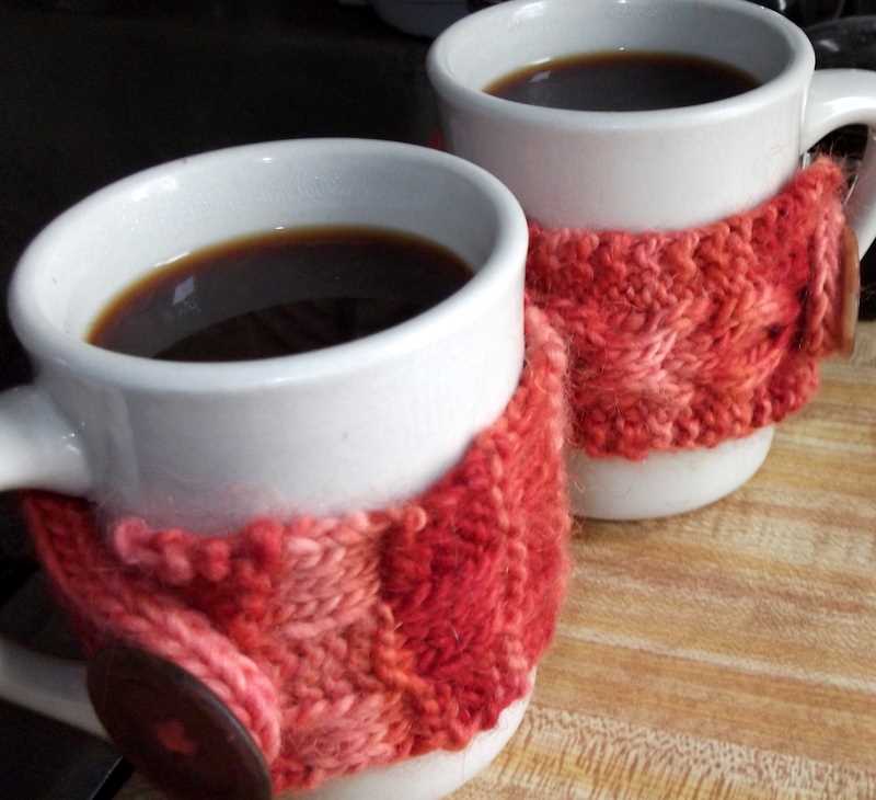 Starbucks cup cozy knit pattern