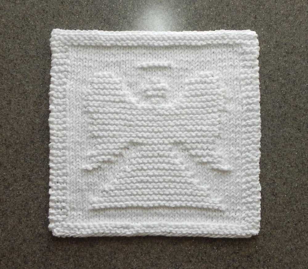 Starfish dishcloth knit pattern