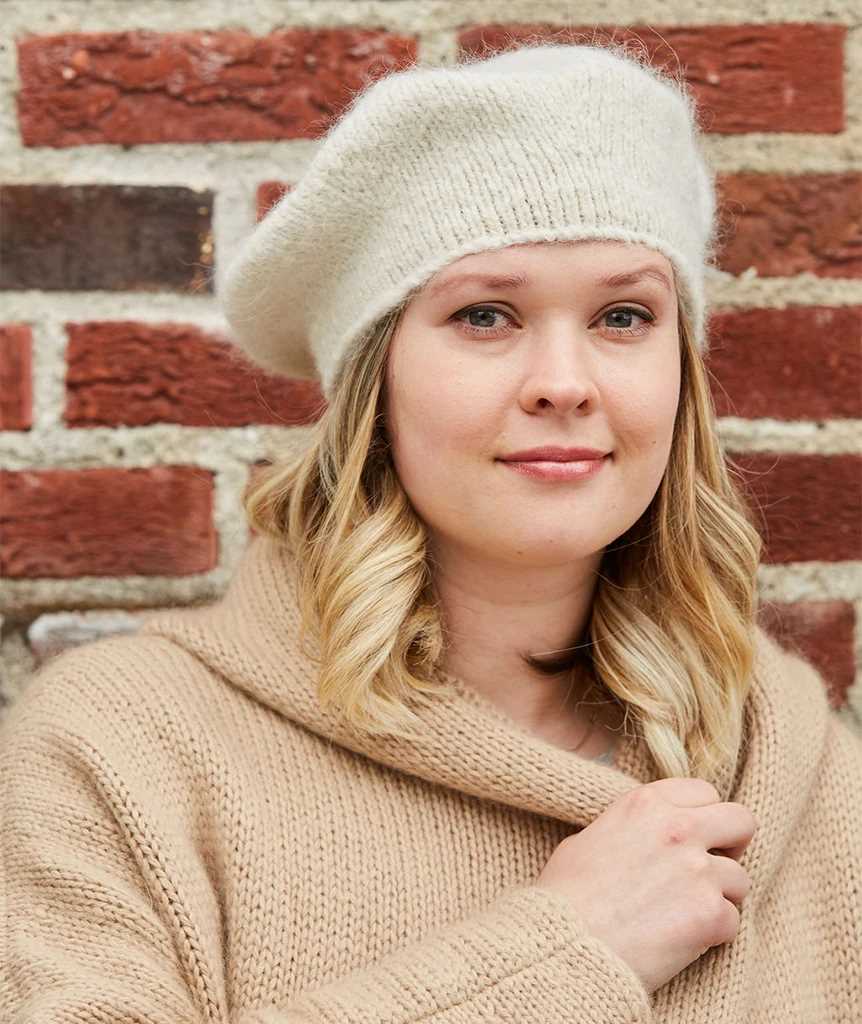 Classic french beret knitting pattern