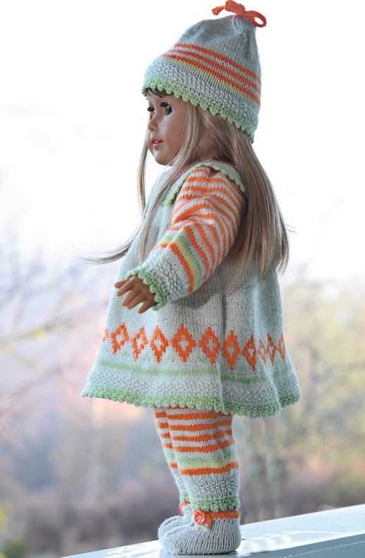 Dolls clothes knitting patterns